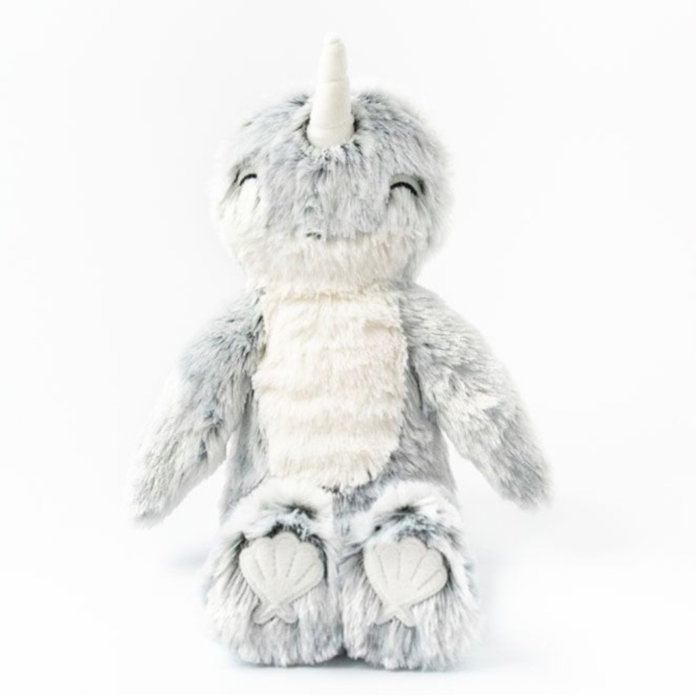 Slumberkins Silver Narwhal Kin